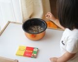 炊飯器で簡単！牛挽肉と新ごぼうのピラフ作り方4写真