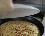 フライパン１つで２人分☆巨大お好み焼き作り方5写真