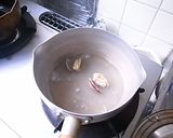 インゲン豆とアサリの煮物　お弁当材料用作り方5写真