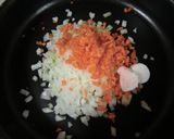 朝食にお勧め！「チーズinチャーハン」作り方2写真