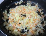 朝食にお勧め！「チーズinチャーハン」作り方3写真