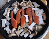 具だくさん！塩バター蒸し鮭作り方4写真