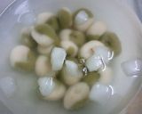 2色白玉の胡麻ミルク作り方3写真