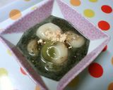 2色白玉の胡麻ミルク作り方5写真