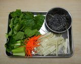 小松菜とエノキのあんかけスパゲティ作り方1写真