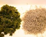 ご飯に合う！わかめとちりめんじゃこの佃煮作り方1写真