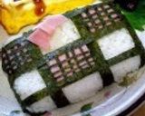 ＊キャラ弁＊　チェックのおにぎり♡作り方7写真