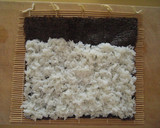 簡単！チーズの海苔巻き♪巻き♪ご飯作り方3写真