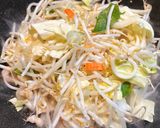 包丁を使わない!鶏肉と海鮮の塩焼きそば作り方5写真