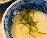 めんつゆ＆味噌●温素麺のみそ汁作り方2写真