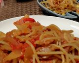 【パスタ】簡単！アマトリチャーナロッソ☆作り方5写真