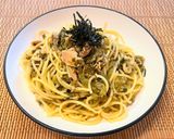 簡単ランチにツナ高菜のガリ塩バターパスタ作り方3写真