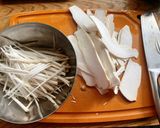 エアフライヤーで作るエリンギの千切り焼き作り方1写真