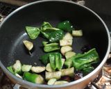 麻婆豆腐春雨茄子青椒木耳ピーマンキクラゲ作り方1写真