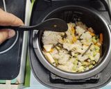 たけのことわらびの山菜おこわ作り方4写真
