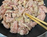 せせりとキャベツの味噌炒め作り方3写真