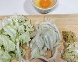 白菜とふわふわ玉子の中華スープ作り方1写真