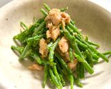 シーアスパラとシーチキンのカレー風味和え作り方6写真