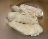レンチンで簡単！ささみバターの梅肉和え作り方2写真