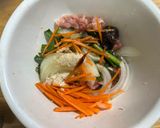 ワンプレートせいろでプルコギご飯作り方2写真