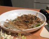 もやしとニラの片栗粉焼き作り方6写真