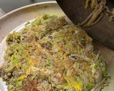 出汁味😻もやしとれんこんのお好み焼き風作り方6写真