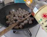 味のしみた我が家のピリ辛蒟蒻作り方5写真