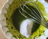 子どもと作る簡単Xmasツリー☆米粉豆乳作り方1写真