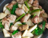 かぶと鶏肉炒め作り方6写真