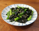 わかめとしし唐のごま油炒め作り方5写真