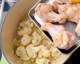 骨付き鶏とカリフラワーの煮込み作り方8写真