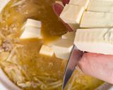 節約王の本領発揮！大根もやしの麻婆豆腐鍋作り方4写真