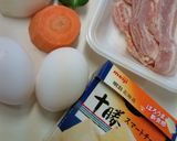 具だくさん♪スマートチーズピザ風オムレツ作り方1写真