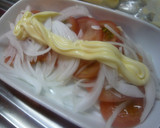 トマトと新玉ねぎの香味パン粉焼き作り方3写真