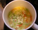 朝ごはん♪チーズとキャベツの卵丼作り方3写真
