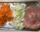 具沢山ミートソーススパゲッティー作り方1写真