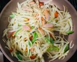 もっちり♡焼きそば天かす入り⭐︎コツあります⭐︎作り方3写真