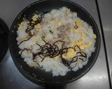 豚こま肉の和風レタスチャーハン（焼き飯）作り方7写真