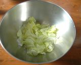 豚こま肉の和風レタスチャーハン（焼き飯）作り方3写真