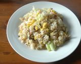豚こま肉の和風レタスチャーハン（焼き飯）作り方9写真