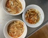 肉無チクワ簡単洋風キムチ牛丼味野菜炒め作り方8写真