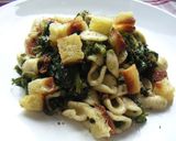 からし菜とオレッキエッテのパスタ♪作り方5写真