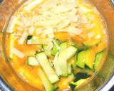 朝食に・ズッキーニとチーズのオムレツ作り方2写真