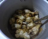 ホロホロ☆圧力鍋使用で鶏手羽元味噌煮作り方3写真