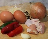 味付け簡単～ウスターソースでチキンライス作り方1写真