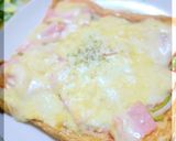 食パンでピザ生地風クリスピーピザトースト作り方3写真