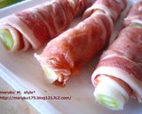 ネギ味噌の豚肉巻き巻きオンチーズ作り方3写真