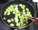 簡単！おつまみ❤そらまめにんにく炒め❤作り方5写真