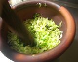 季節の一皿★春きゃべつとゴーヤのしりしり作り方3写真