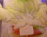 チーズ入りサーモンキャベツロール作り方2写真